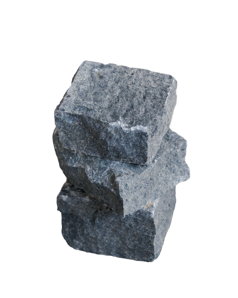 Queensland Porphyry Grey,  cobble stone , 90x90x40-70mm