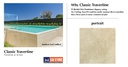 Paver Classic Travertine 610x610x12 Tumbled and Unfilled