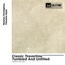 [PATC61040612TU&amp;UF] Paver Classic Travertine 610x406x12 Tumbled and Unfilled