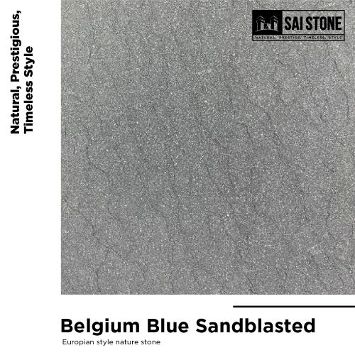 Belgium Blue 600x400x20mm drop60 Sandblasted