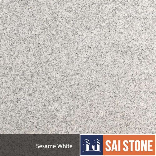 Coping Sesame White 600x400x30 Bevelled Flamed